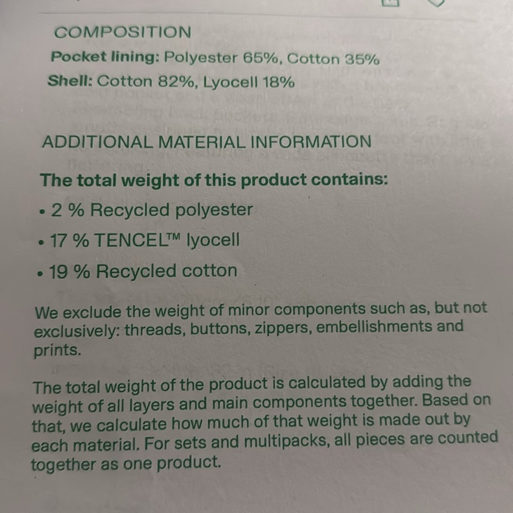 H&M JEANS (DIVIDE), WIDE HIGH, SIZE 16 - Picture 9 of 12
